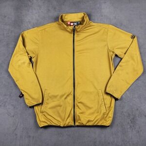 686 Smarty Form Jacket Men XL Mustard Yellow Midlayer Full Zip Fleece Liner Only